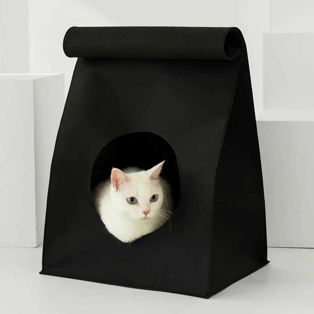 Kraft Paper Cozy Cat House