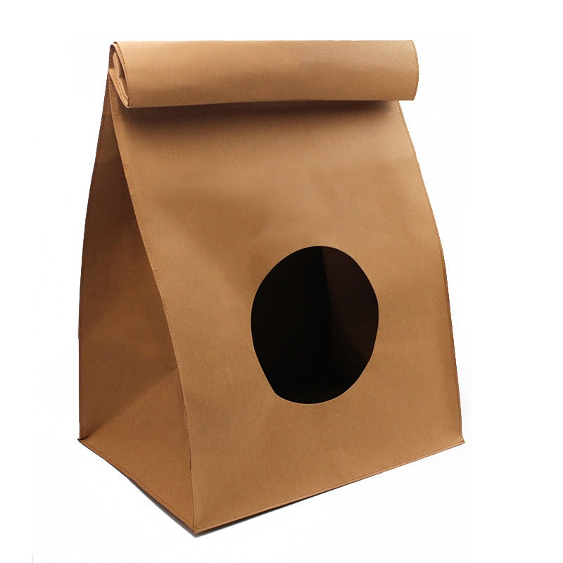 Kraft Paper Cozy Cat House