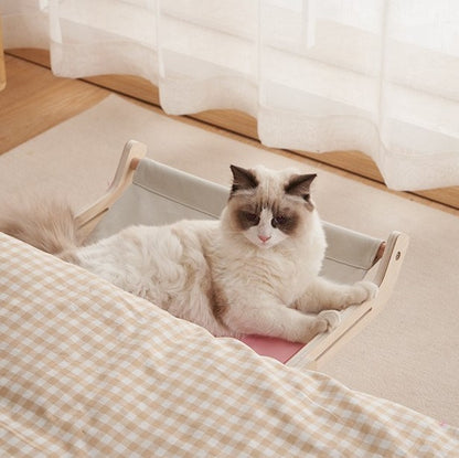 Adjustable Wooden Cat Hammock