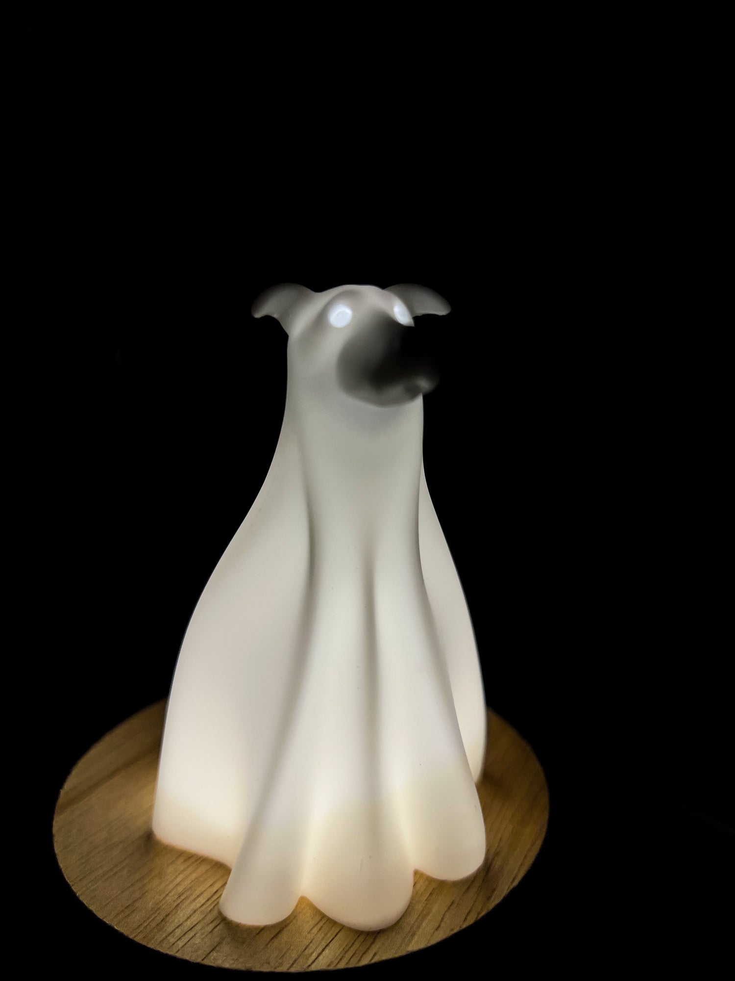 3D-Printed Ghost Dog Lamp