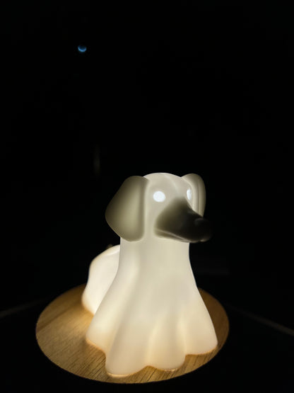 3D-Printed Ghost Dog Lamp